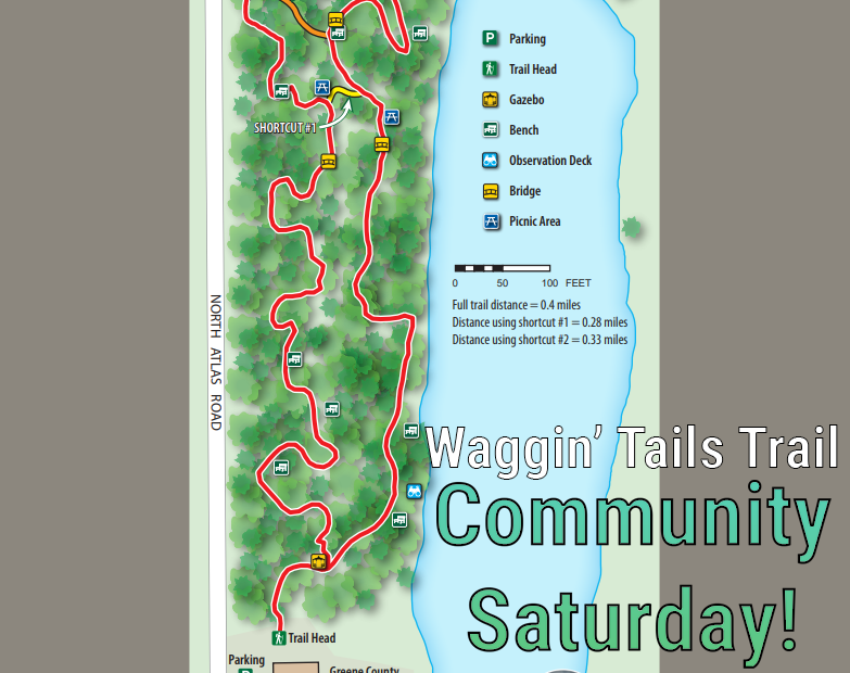 Waggin' Tails Trail Map